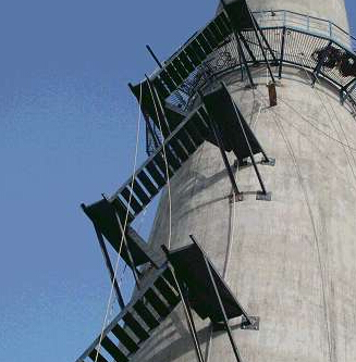 鋼煙囪安裝檢測(cè)平臺(tái)